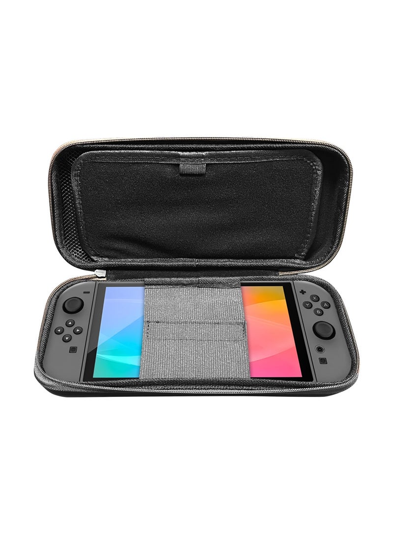 حافظة واقية لجهاز Nintendo Switch 2 (2025) - حافظة سفر محمولة تحتوي على 12 فتحة لألعاب الكارتريدج، مصممة لحماية الجهاز وملحقاته بما في ذلك وحدات Joy-Con - Image 4